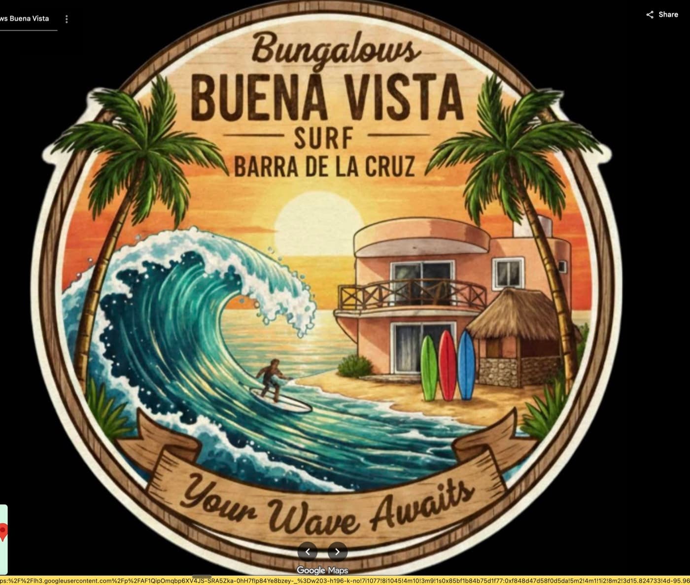 Bungalows Buena Vista illustrated mark