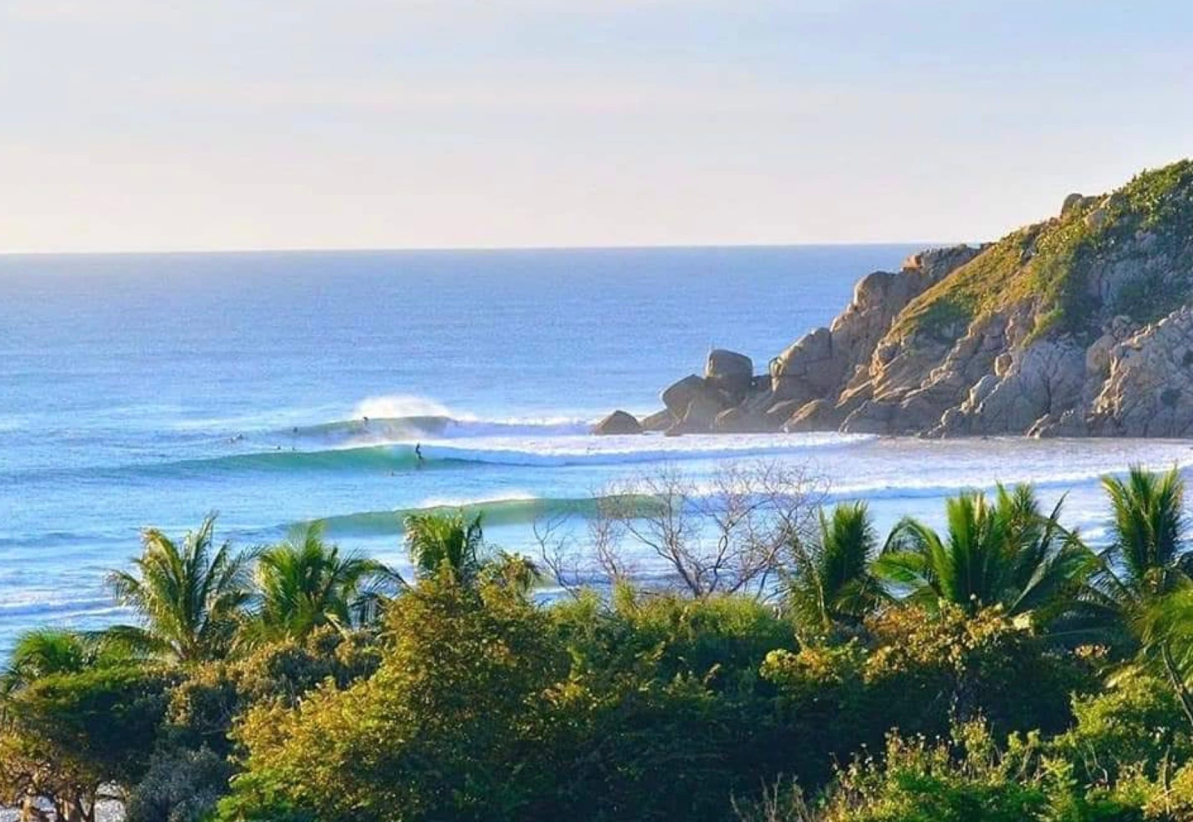 The Barra de la Cruz right-hand point break